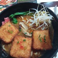 Tofu Ramen at Basement Bistro in Lisbon