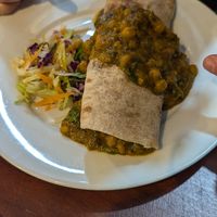 Chana malasa saag aloo roti at 10 to 10 in Delhi in Edinburgh