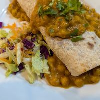 Chana masala roti at 10 to 10 in Delhi in Edinburgh