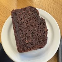 Vegan Chocolate banana loaf   at Nomad Coffee in North Vancouver