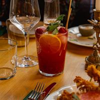 Delicious lemonade with different flavours  at Manto in Malmo