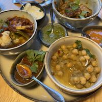 Thali. I’d already chowed down before I remembered to take a photo. I was hungry ok?  at Manto in Malmo