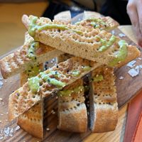 And bread with the hummus 🤤  at Manto in Malmo