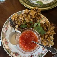 Pakora med cornflakes  at Manto in Malmo