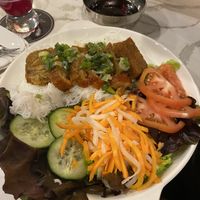 Five Spice Vegan Roast Pork Platter  at eM Que Viet in St Paul