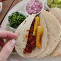 Tacos at Granito de Arroz in Mazunte