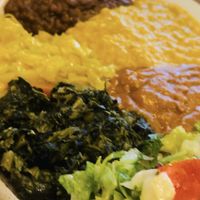 My husband and I enjoyed this so much that we circled the block 2 days later for round two! We are fully PlantBased. We ordered the veggie combo. The cabbage was our FAV!   at Kind Bean Café and Ethiopian Cuisine in Sacramento