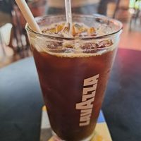 Black coffee since no soy mill available at Geographer Cafe in Malacca