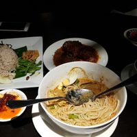 Curry ramen and Nasi Lemak at Geographer Cafe in Malacca