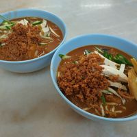 Mee rebus - large portions at Shui Xian Su Shi Yuan in Malacca
