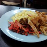 veg chicken rice at Shui Xian Su Shi Yuan in Malacca