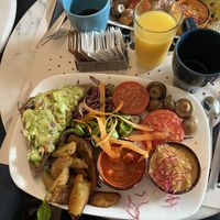 Vegan brunchh  at Santeria Paladini 8 in Milan