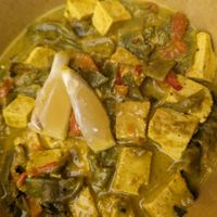 Street curry (vegan) at Ringo Banana  in Sevilla