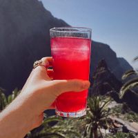 Cactus juice  at La Fuente in Tenerife