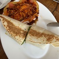 Fajita with black beans   at La Fuente in Tenerife