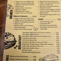 Breakfasr  at La Fuente in Tenerife