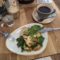 Vegan Tofu Benedict at Moksha in Brighton