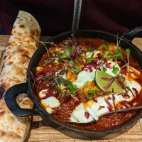 Tofu shakshuka at Moksha in Brighton