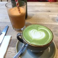 Carrot juice could do with more ginger and no ice or at least be optional. Didn’t get ice for same juice in Spain and it was 24C not 8c!  at Moksha in Brighton
