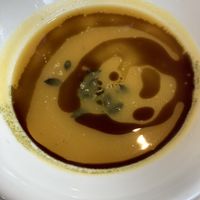 Soupe à la butternut sans crème   at Restoran Ambar in Slunj