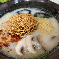Mushroom creamy ramen at Kui Shin Bo in San Francisco