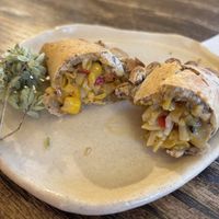 Vegan corn and cheese empanadas   at Empanar in Lisbon