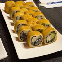 Fried sushi platter   at BAMBÚ Rolls in Valparaiso