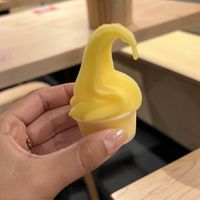 mango sorbet  at Nishiki Ramen - Mira Mesa in San Diego