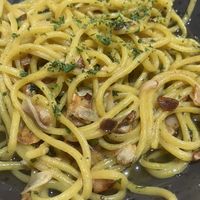 Pasta with garlic and olive oill  at Vine & Olive in Titusville