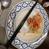 Papaya salad  at Amazing Thai  in Seoul