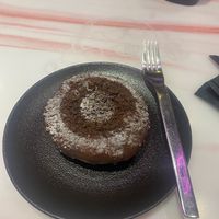 Chocolate donut.  at HERE-O Donuts in Dubai