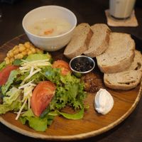 Bread/Salad/Soup Platter at Cafe Sukkara - 수카라 in Seoul