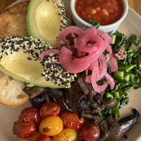 Vegan big breakfast   at Silver Spoon in Beachmere