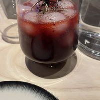 Beet and rosemary mocktail  at and/or  in Antwerpen