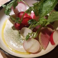 radishes, cashew cream, sea salt  at and/or  in Antwerpen
