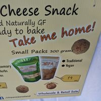 Vegan chipa at Harbourside Market in Wellington