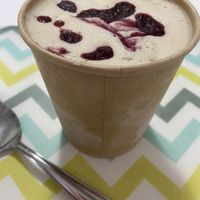 Red Fruits Ice Cream  at Cozinha Da Graci in Sao Paulo