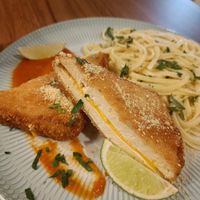 Cotoletta (👎) at Giulietta - Pizzeria & Cucina Vegana in Lisbon