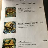 Menu (no vegan label, but labeled on sign at counter)   at Freshbites and Coffee in Konstanz
