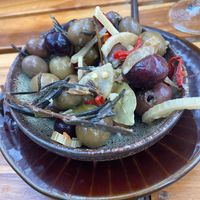 Olives at Balagan Ericeira in Ericeira