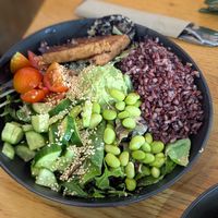 Hawaiian Poke Bowl at Bare Naked Bowls in Bondi Beach