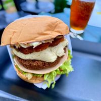 Big burger with a lot of flavor at Veguai in Florianopolis