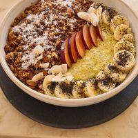 Sunshine chia at Numa Café - AMUN Cafe in Lisbon