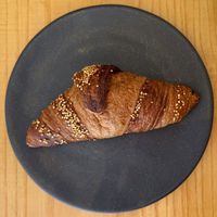 Vegan quinoa-spelt croissant. at Numa Café - AMUN Cafe in Lisbon
