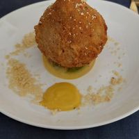 Coxinha at Cri Cri Cru Restaurante (Loja Bênção Brasil) in Sao Paulo