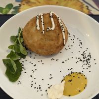 🍘 Coxinha Gracyanne at Cri Cri Cru Restaurante (Loja Bênção Brasil) in Sao Paulo