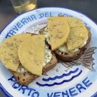Pane e panelle toast  at Ammazza Caffé in Verona