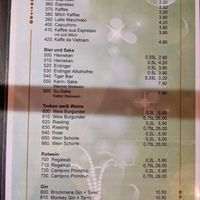 Menu 14 of Green Vegan. at Ben‘s Cuisine in Berlin