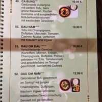 Menu 10 of Green Vegan. at Ben‘s Cuisine in Berlin