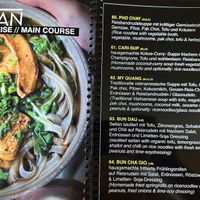 Menu main dishes (1/2).  at Ben‘s Cuisine in Berlin